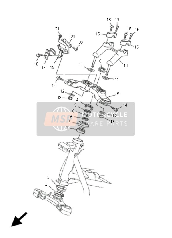 Yamaha XP500 T-MAX 2007 Steering for a 2007 Yamaha XP500 T-MAX